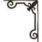 Ekena Millwork Fleur De Lis Wrought Iron Bracket, (Single center brace), Antiqued Pale Gold 1 1/2"W x 12"D x 15"H BKTM01X12X15SFLAPG - alternate 3